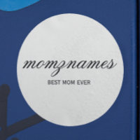 Nombre con caligrafía de la mejor mamá personaliza
