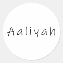 Nombre de Aaliyah
