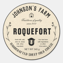 Nombre de la granja | Wreath | Queso de leche de o