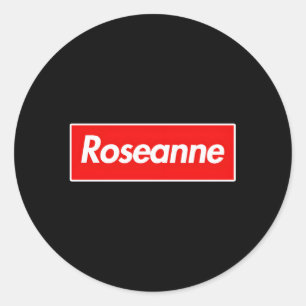 Pegatina Redonda Nombre de Roseanne