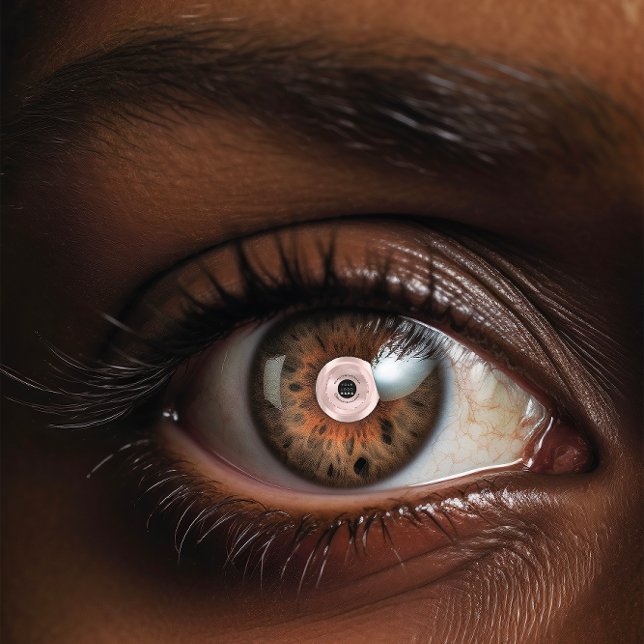 Pegatina Redonda Nombre del logotipo maquillaje del cuerpo Rosa de  (Logo Name Body Makeup Packaging Rose Glitter Classic Round Sticker)