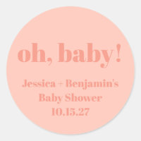 Nombre personalizado de Baby Shower de la bandeja 