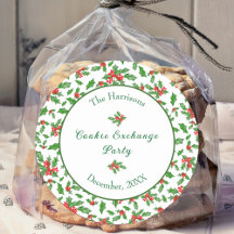 Nombre personalizado del Fiesta de Cookie Exchange