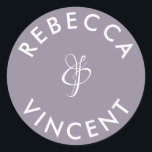 Pegatina Redonda Nombres personalizados del Boda de lavadora minima<br><div class="desc">Estos stickers de boda neutrales y personalizados son una bella adición a cualquier celebración boda. Estos pegatinas de personalizable están diseñados para darle un toque personal a sus favores matrimoniales o para agradecerles regalos. Vienen en diferentes formas y tamaños. Estos pegatinas también se pueden utilizar para etiquetar elementos como invitaciones,...</div>