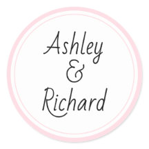 Nombres simples y elegantes boda rosa de color neg