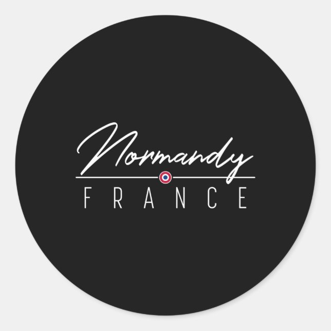 Pegatina Redonda Nordy France (Anverso)