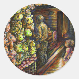 Pegatina Redonda Norte del Circo