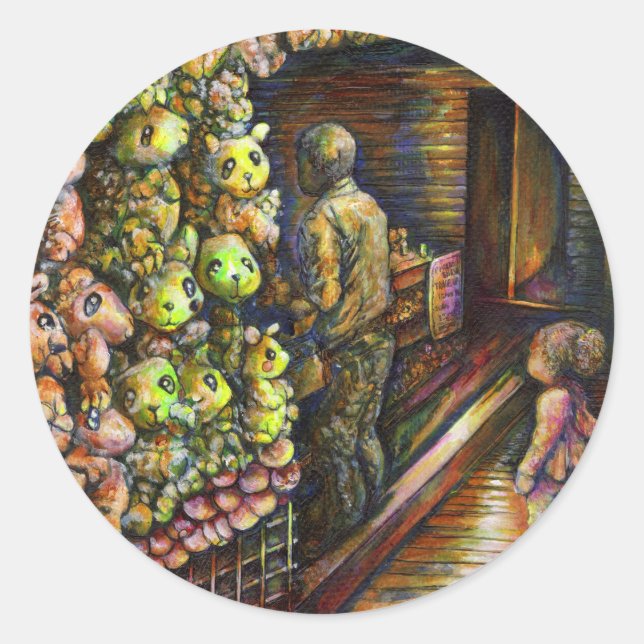 Pegatina Redonda Norte del Circo (Anverso)