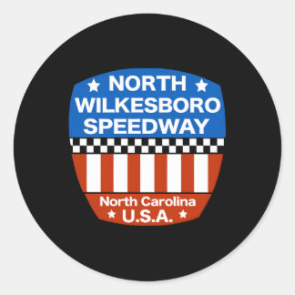 Pegatina Redonda North Wilkesboro Speedway