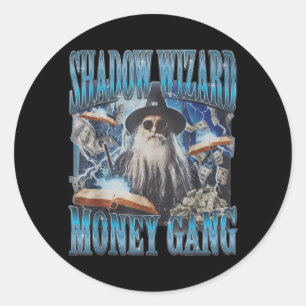 Pegatina Redonda Nos Encanta Lanzar Hechizos Shadow Wizard Gang Mem