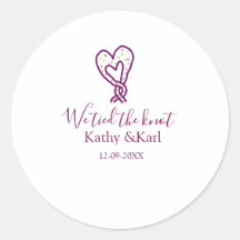 Nosotros atamos el nudo nudos de corazón rosa nomb