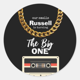 Pegatina Redonda Notorious One 1st Birthday