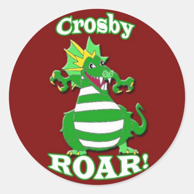 Pegatina Redonda NovakDragonFinal (Anverso)