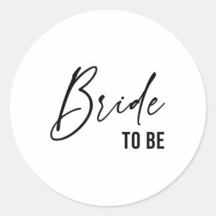 Pegatina Redonda Novia Por Ser, Boda Bridal Bachelorette Party _1