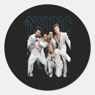 Pegatina Redonda Nsync Oficial Pensando En Ti
