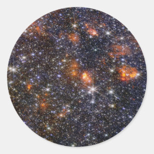 Pegatina Redonda Nube molecular Sagittarius B2