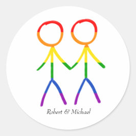 Pegatina Redonda Nuestro Día Especial