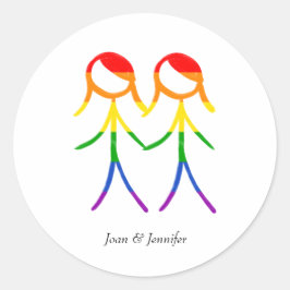 Pegatina Redonda Nuestro Día Especial