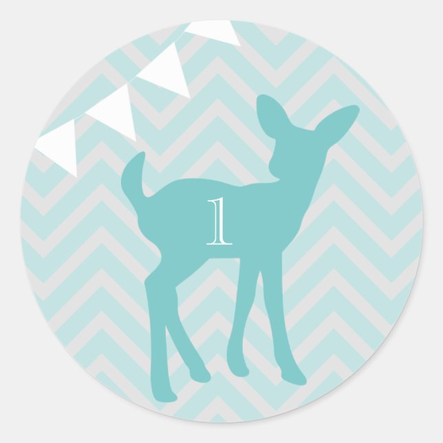 Pegatina Redonda Nuestro Pequeño Dinero Se Está Convirtiendo En Un  (Anverso)