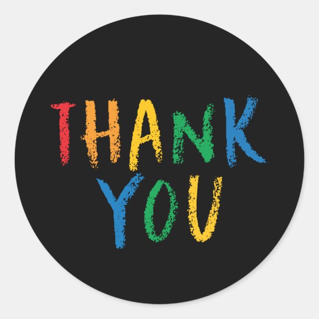 PEGATINA REDONDA NUESTRO PEQUEÑO GRADUADO | STICKER DE GRACIAS (Anverso)