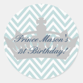 Pegatina Redonda Nuestro Principito se está convirtiendo en Pegatin