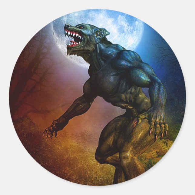 Pegatina Redonda Nueva Alfa (Anverso)