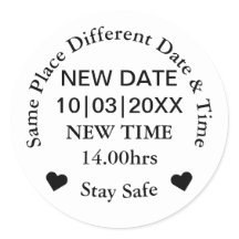 Nueva fecha de Boda simple