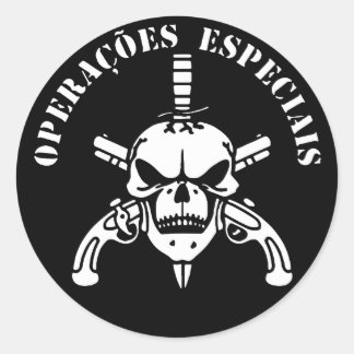 Pegatina Redonda Nueva Fuerza Especial De Las Naciones Unidas