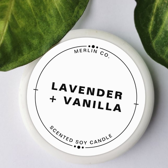 Pegatina Redonda Nueva Moda casera de vaina de soja blanca (Subido por el creador)