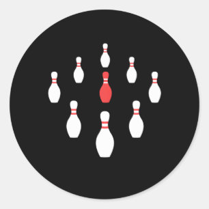 Pegatina Redonda Nueve Bolas Nueva Bandeja De