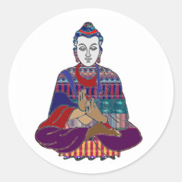 Pegatina Redonda nuevo año, cumpleaños, aniversario, compromiso, na