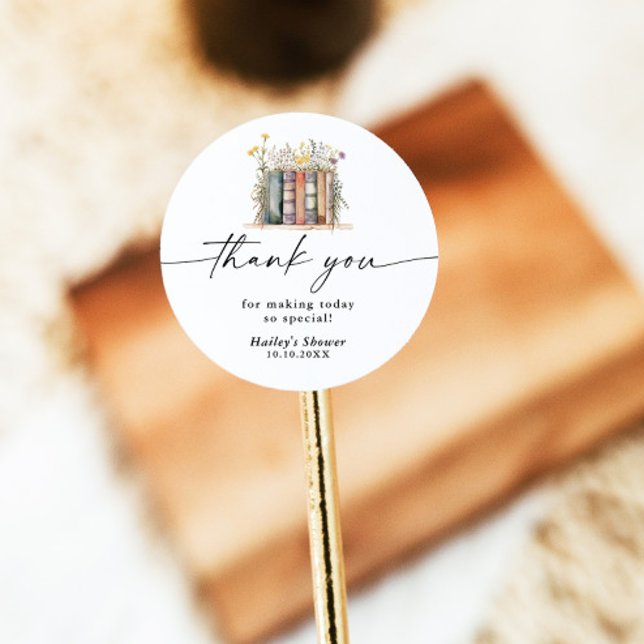 Pegatina Redonda Nuevo capítulo comienza, Wildflower Despedida de s (Subido por el creador)