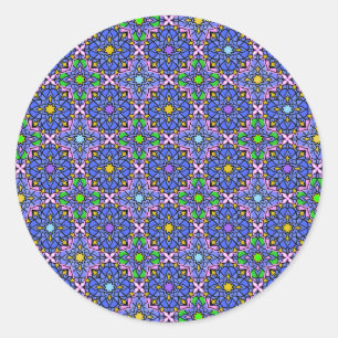 Pegatina Redonda Nuevo Mandala 2