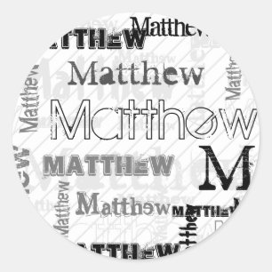 Pegatina Redonda ¡NUEVO! NOMBRADO A Niños De Moda