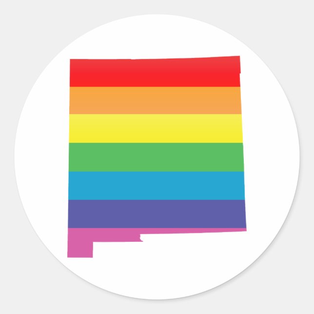 Pegatina Redonda nuevo orgullo méxico. (Anverso)