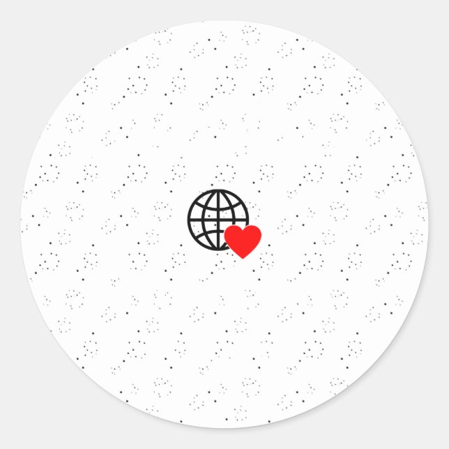 Pegatina Redonda Nuevos Pegatinas personalizados de logotipos de te (Anverso)