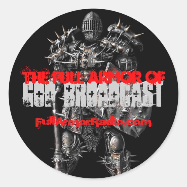 Pegatina Redonda NUEVOS Pegatinas "Spike" (Anverso)