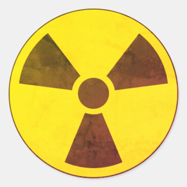 Pegatina Redonda Nuke (Anverso)