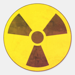 Pegatina Redonda Nuke