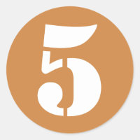 Número 5 Cinco números del patrón oro de Perú por 