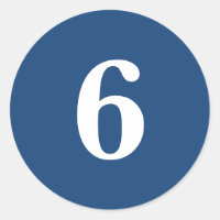 Número Seis suministros de planificación simple 6 