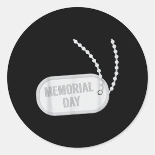 Pegatina Redonda Nunca olvidaremos el monumento conmemorativo de la
