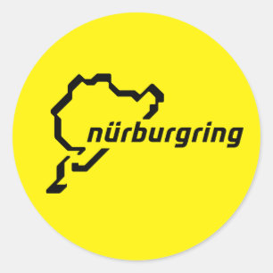Pegatina Redonda Nurburgring Nordschleife Gran Turismo Driver