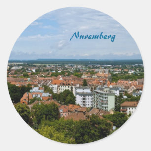 Pegatina Redonda Nuremberg