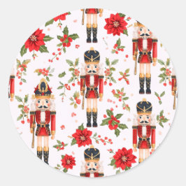 Pegatina Redonda Nutcracker