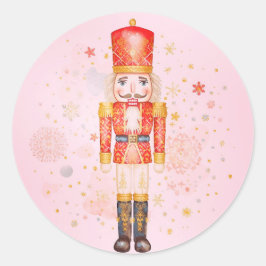 Pegatina Redonda Nutcracker