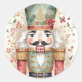 Pegatina Redonda Nutcracker