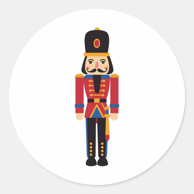Pegatina Redonda Nutcrackin (Anverso)