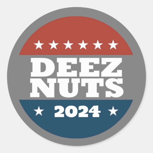 PEGATINA REDONDA NUTS DEEZ 2024 (Anverso)