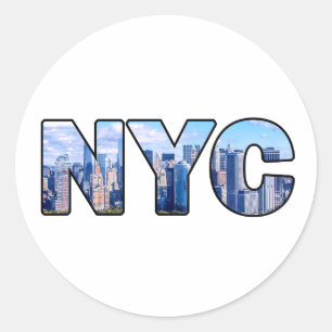 PEGATINA REDONDA NYC